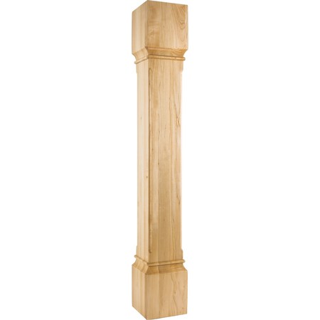 Hardware Resources 6" Wx6"Dx42"H Alder Fluted Edge Post P38-6-42-ALD